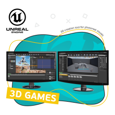 Unreal Engine 4. Игровой движок - КИБЕРшкола программирования для детей, компьютерные курсы для школьников, начинающих и подростков - KIBERone г. Восточное Бирюлёво