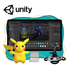 Мир игр на Unity 2D на популярном движке + AI-помощники - КИБЕРшкола программирования для детей, компьютерные курсы для школьников, начинающих и подростков - KIBERone г. Восточное Бирюлёво