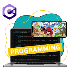 Программирование на C#. Удивительный мир 2D-игр - КИБЕРшкола программирования для детей, компьютерные курсы для школьников, начинающих и подростков - KIBERone г. Восточное Бирюлёво