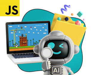 Язык программирования JavaScript + AI. Проектное обучение + геймификация + AI-помощники - КИБЕРшкола программирования для детей, компьютерные курсы для школьников, начинающих и подростков - KIBERone г. Восточное Бирюлёво